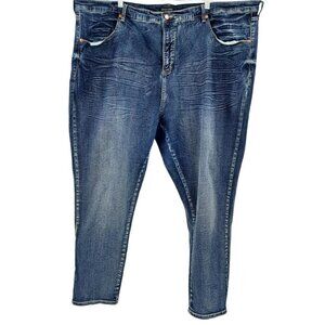 Universal Standard Seine High Rise Skinny Jeans 27 Inch Medium Wash Women's 30